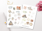 Preview: Herbst Zuhause Sticker Set